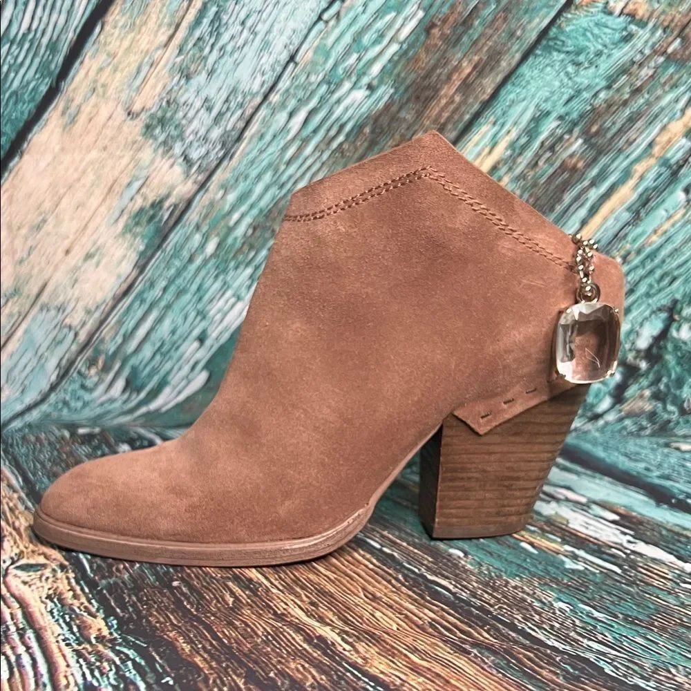 * Dolce Vita Haku mule bootie in tan suede